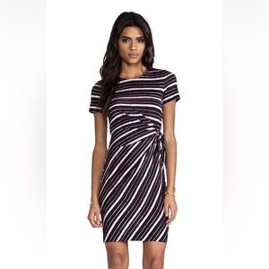 Diane von Furstenberg multicolored striped Sheath Dress siz 6